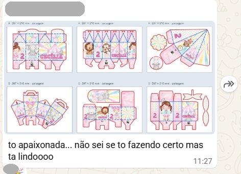 Depoimento de aluna do Método MAE (print do WhatsApp, com nome oculto)